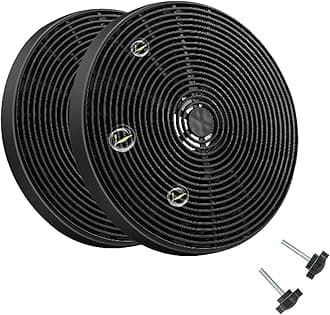 Charcoal Filter, Charcoal Filter for Range Hood, Range Hood Carbon Filter, for Ductless Range Hood, Toolless Installation, 2 Pieces, for AE88-42, XH11-1