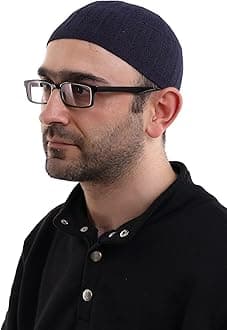 ihvan online Turkish Muslim Winter Kufi Hats for Men, Taqiya, Takke, Peci, Islamic Caps, Islamic Gifts, Standart Size