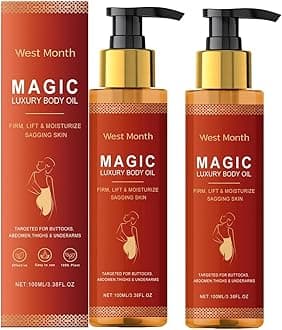 2 Pcs Magic Changing Body Firming Oil,Hydrating and Firming Skin Oil for Arms with Vitamin E.