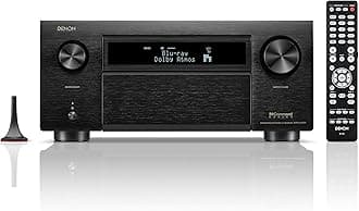 AVR-A10H 13.4-Ch 8K Home Theater Receiver (150W x 13), Wireless Streaming via Built-in HEOS, WiFi, & Bluetooth, Supports Dolby Vision, DTS:X, IMAX Enhanced, AURO-3D & Sony 360 Reality Audio