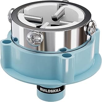 Buildskill Fully Automatic Washing Machine Tap Connector, Durable Tap Adapter for Washing Machine Pipe, Tap Connector for Water Pipe, Easy Install Washing Machine Tap Adapter - Blue (Pack of 1)