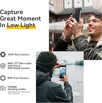 Blackview BV7100 Rugged Smartphone Unlocked,13000mAh Battery,33W Fast Charge,10GB+128GB/1TB Expand,6.58" FHD+, IP69K Waterproof Rugged Phone,NFC,OTG,Glove Mode,Face/Fingerprint Unlocked