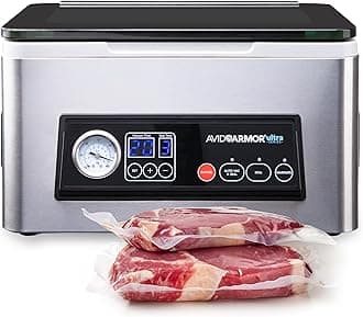 Avid Armor Chamber Vacuum Sealer Machine USV20 Ultra Series for Wet Foods, Meat Vacuum Packing Machine, Compact with 11.5-Inch Vaccum Sealer Bar