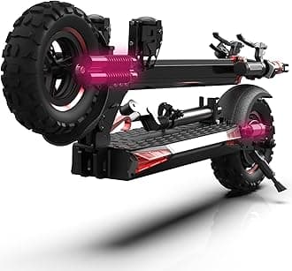 Off Road Electric Scooter for Adults, 1200W Motor, 48V 21AH Battery, 11" All-Terrain Tires, Heavy Duty E-Scooter with Dual Suspension with Seat