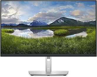 P2722H 27 Inch Full HD (1920x1080) Monitor, 60Hz, IPS, 5ms, 99% sRGB, DisplayPort, HDMI, VGA, 5x USB, 3 Year Warranty, Black