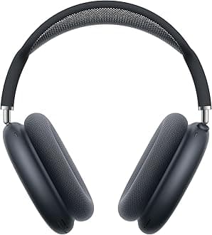 AirPods Max Wireless Over-Ear Headphones, Pro-Level Active Noise Cancellation, Transparency Mode, Personalised Spatial Audio, USB-C Charging, Bluetooth Headphones for iPhone, Midnight 