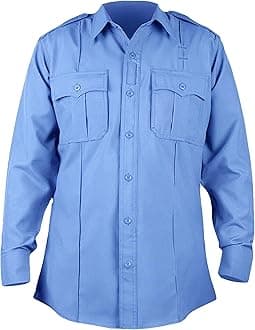 100% Polyester Long Sleeve Zippered Uniform Shirt