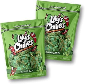 - Lilys Chilies, Sour and Chili Chewy Candy (Chili Apple Belts)