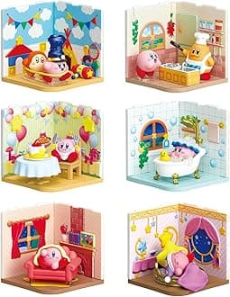 Kirby Wonder Room Blind Box - Includes 1 of 6 Collectible Mini Figurines - Fun and Versatile Decoration