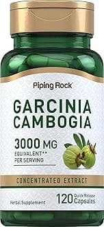 Garcinia Cambogia Extract Capsules | 120 Count | Concentrated Pills | Non-GMO, Gluten Free Supplement
