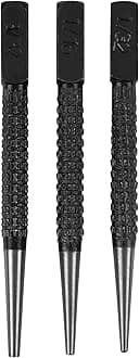 Performance Tool W757 Drop Forged Steel Punch Set with Knurled Body and Square Striking Surface - Sizes: 1/32, 1/16 and 3/32-Inch for Precision Work