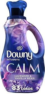 Downy Infusions Laundry Fabric Softener Liquid, Calm, Lavender & Vanilla Bean, 56 Fl Oz