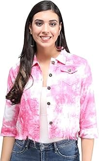 FUNDAY FASHION Women Denim Standard Length Full Sleeve Solid Jacket