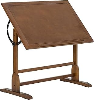 Studio Designs 42-Inch Vintage Oak Drafting Table
