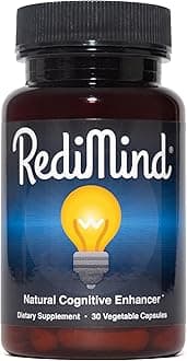 RediMind - Clinically-Proven Cognitive Enhancement Supplement - Non-GMO, Vegan, Gluten-Free