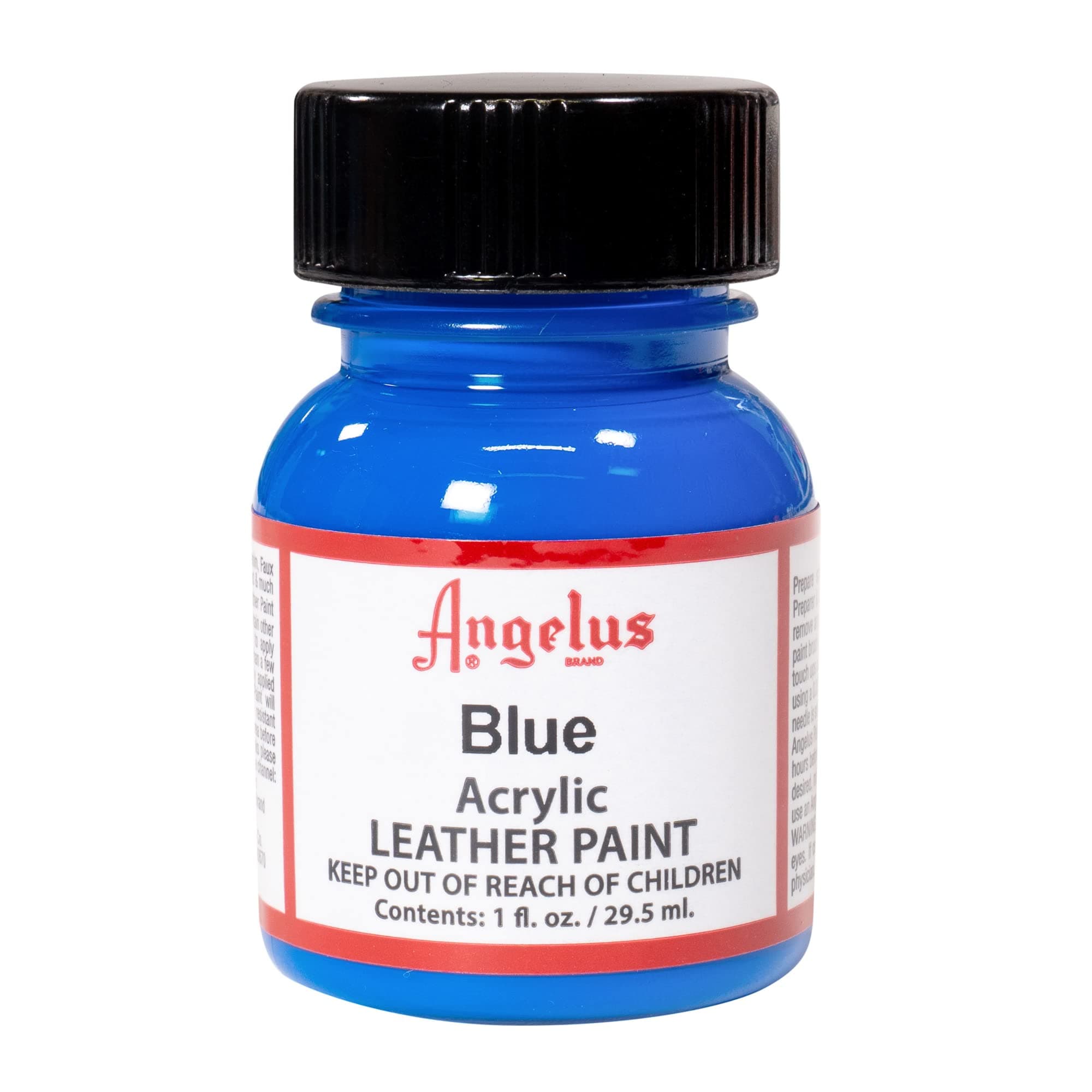Angelus Acrylic Leather Paint, Blue, 1 oz.