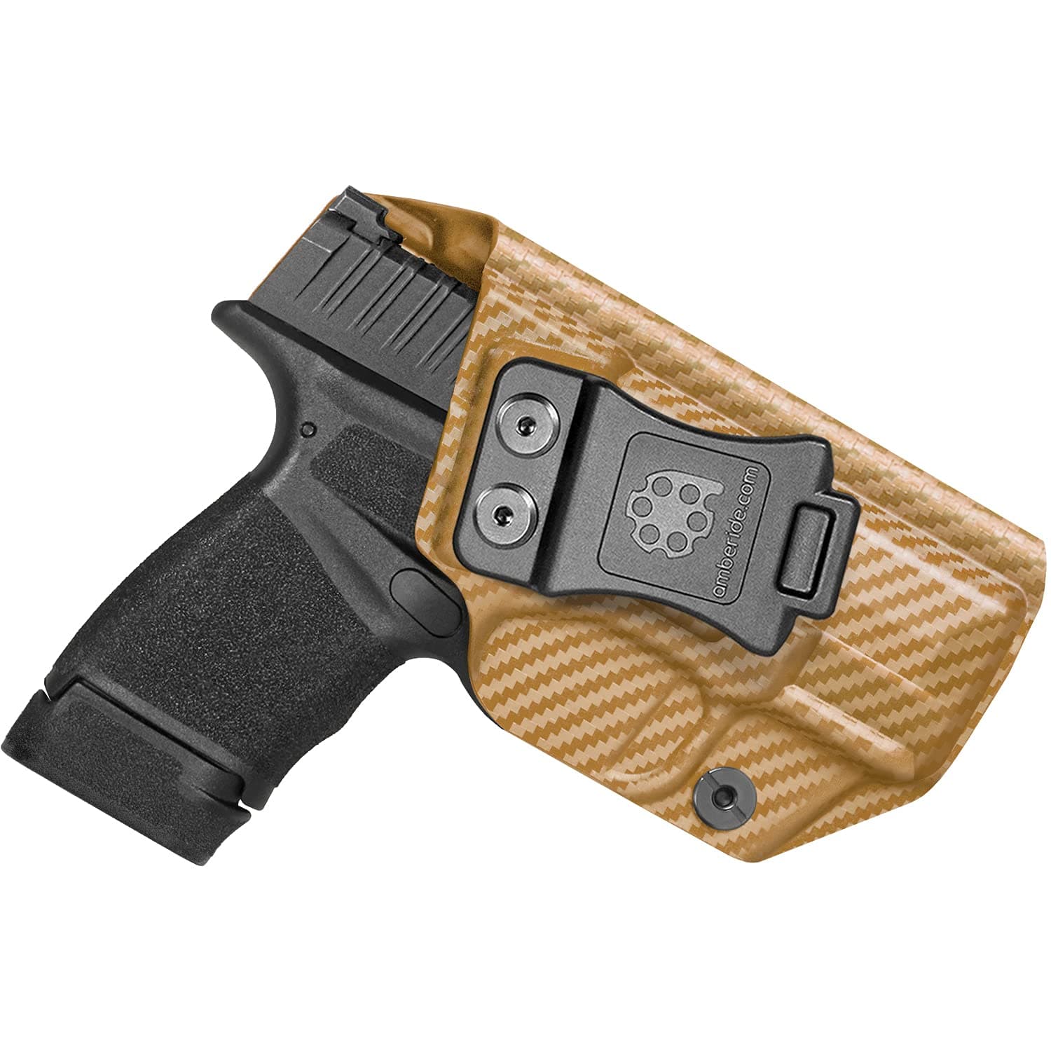 Hellcat Holster IWB Kydex Holster Custom Fit: Springfield Armory Hellcat Pistol – Inside Waistband Concealed Carry – Adjustable Cant & 'Posi-Click' Retention – No Wear/Jitter - US Made by Amberide