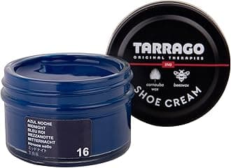 Shoe Cream Professional Shoe Polish for Leather Boots, Shoes, Purse, Furniture Eco Friendly Leather Conditioner 1.7oz - Midnight Blue #16