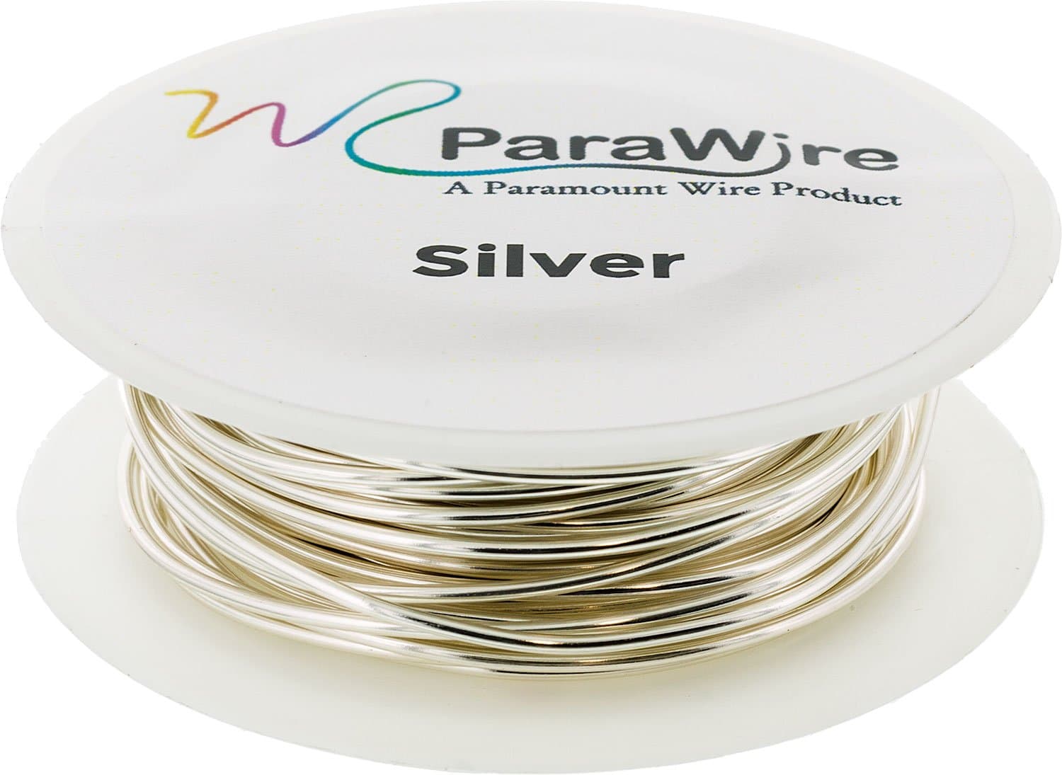 Copper Wire, Silver Plated Parawire 28ga Silver 200' Roll