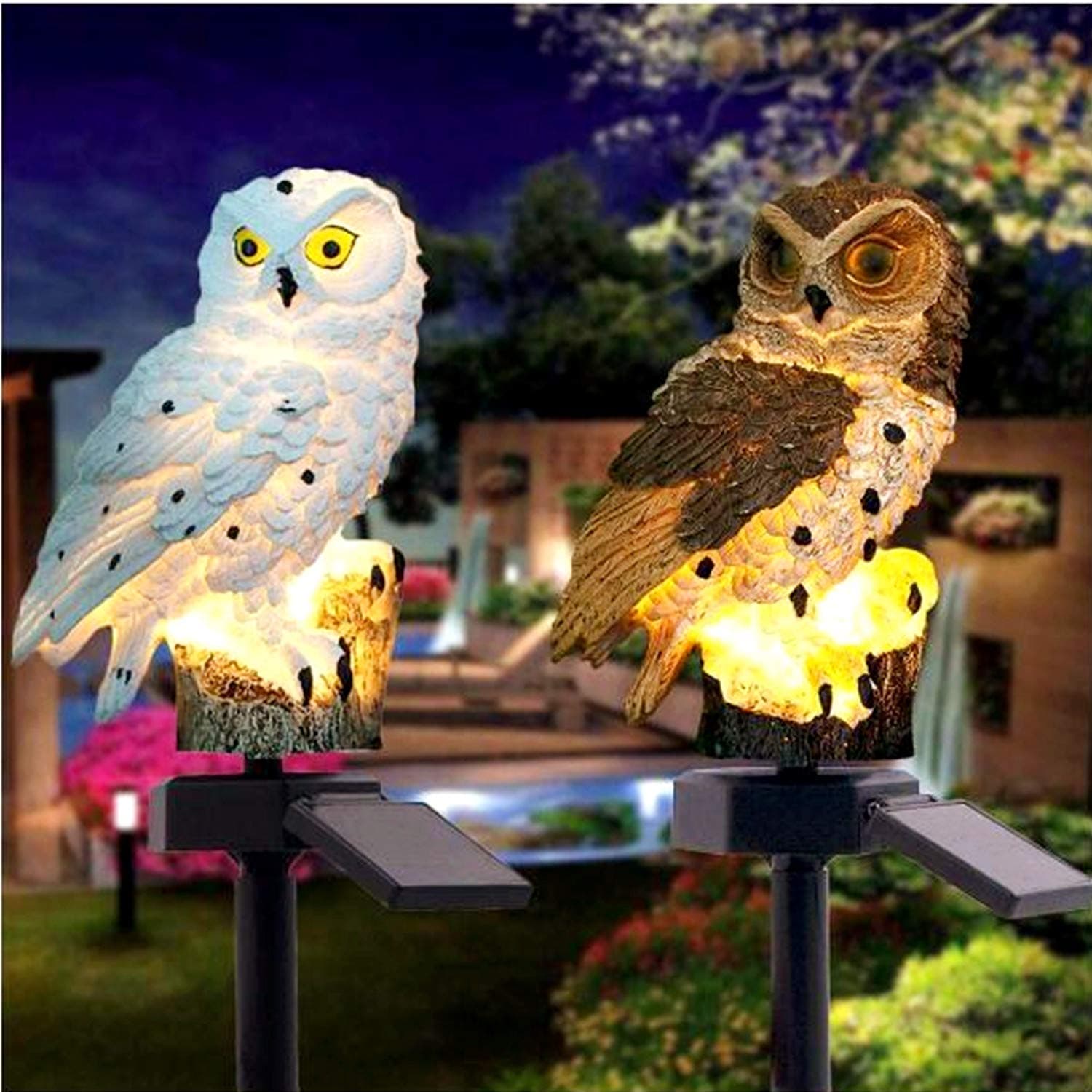 Solar Owl Light