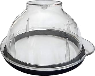 Small Dome Lid suitable for Philips Mixer Grinder Jars | Mixer Grinder Replacement Parts & Accessories (Polycarbonate, Transparent) (11cm)