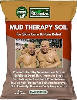 Mud Therapy Sand for Mud Baths & Skin Wellness - 4 kg | Therapeutic Mud for Healing, Relaxation, Rejuvenation & Moisturizing - 4 kg