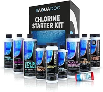 - Hot Tub Chemicals Starter Kit - Chlorine Spa Starter Kit Chemicals for Hot Tub - Convenient Hot Tub Starter Kit & ph Control Kit - Effective Chlorine pH Balancer & Inflatable Hot Tub Chemical Kit
