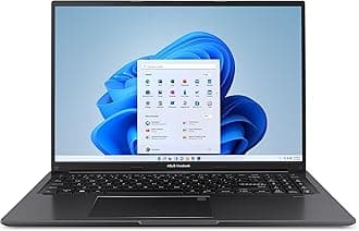 Vivobook 16 Laptop, 16” WUXGA 1920X1200 16:10 Display, AMD Ryzen™ 5 5625U CPU, AMD Radeon™ Graphics, 8GB RAM, 512GB SSD, Fingerprint Sensor, Windows 11 Home, Indie Black, M1605YA-EH54