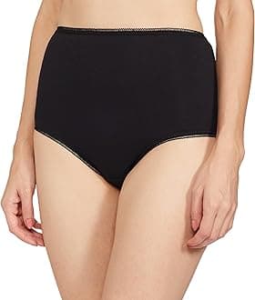 Marks & SpencerWomens Cotton Blend Solid High Rise Full Briefs (Pack of 5)
