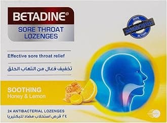 Sore Throat Lozenges-Soothing Honey & Lemon
