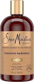 Intensive Hydration Shampoo Manuka Honey and Mafura Oil for Dry, Damaged Hair Sulfate-Free 13 oz