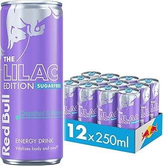 Lilac Edition Sugarfree Grapefruit & Blossom Energy Drink 250ml 12 Pack