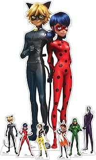 SP016 Miraculous Party Pack Cardboard Cut Out Height 135cm Miraculous: Tales of Ladybug & Cat Noir