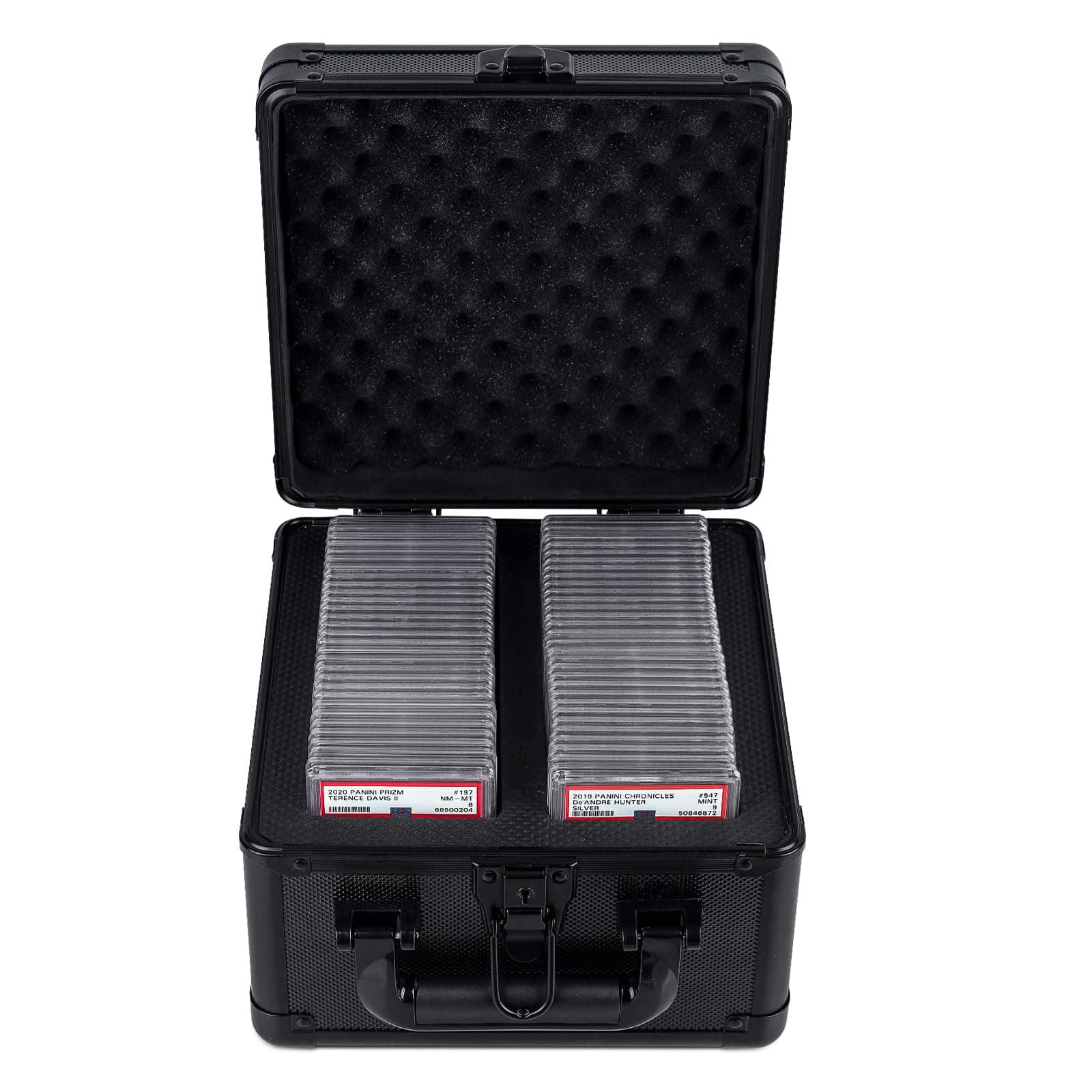 Graded Card Storage Box, PSA Slab Card Case for Graded Cards Sports Cards, Baseball Trading Card Case Holder Fits PSA, CSG, BGS and Top Loaders