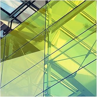 BDF CAYW Decorative Window Film Transparent Color Yellow - 36in X 15ft
