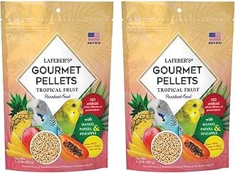 LAFEBER'SParakeet Pellets (Tropical Fruit, 1.25 Ib Pack of 2)