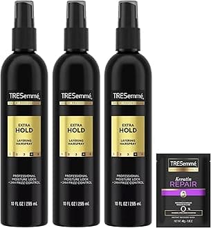 TRES Two Non Aerosol Hair Spray Extra Hold 10 oz(Pack of 3)