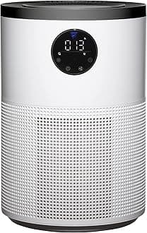 Daewoo Smart Air Purifier With WIFI, Ultra Quiet, 4 Speed Settings, 24 Hour Timer, Night Mode, HEPA 13 Filter That Captures Allergens, Pet Hair, Smoke, Odour And Large Dust Particles For Cleaner Air