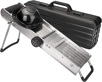 Lacor-60357-ST. STEEL MANDOLINE SLICER W/PROTECTOR