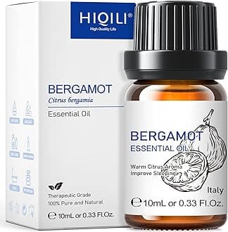 HIQILI 10ML Bergamot Essential Oil for Skin, Diffuser & Deodorize, 100% Pure ...