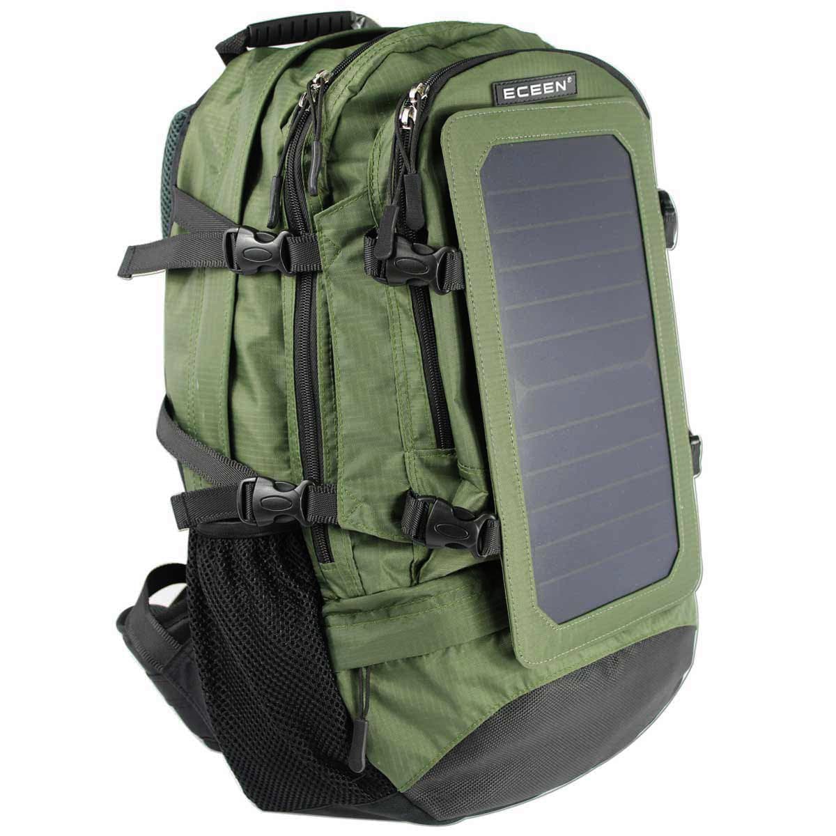 Solar Backpack 7W Solar Panel Charge for Cell Phones and 5V Device Power Supply