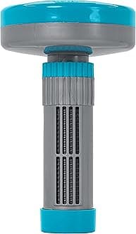 U.S. Pool Supply Floating Spa, Hot Tub & Small Pool Chlorine and Bromine Chemical Dispenser - Holds 1" Tablets, 13 Flow Level Control Setting