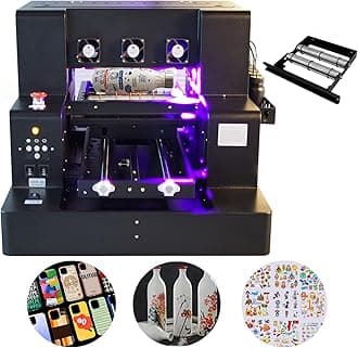 UV Printer A4 UV DTF Printer Machine Higher Resolution UV Printer Machine wit...