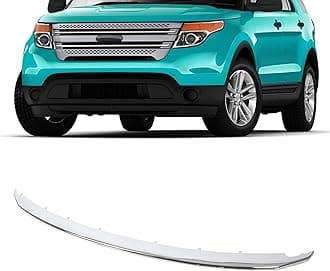 - KUAFU Front Upper Grill Trim Compatible with 2011-2015 Ford Explorer Replacement for BB5Z-8200-AA FO1217105 Grille Molding Strip Plastic(ABS) Chrome