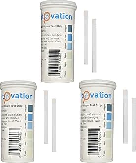 Hydrogen Peroxide H2O2 0-100 ppm Test Strip Kit Low Level [3 100 Strips Each]