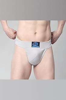 Gym Supporter Cotton Hernia Supporter with Cup Pocket Athletic Fit Brief Multi Sports Underwear Outdoor Inner and Wear Medical Supporter Black