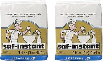 Oasis Supply LeSaffre Saf-Instant Yeast, Gold, 1 Pound, (Pack of 2)