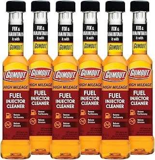 Gumout 510013 High Mileage Fuel Injector Cleaner, 6 oz. (Pack of 6)