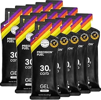 Precision Fuel PF30 Energy Gels - Mild, Neutral Flavour Running Gels for Endurance Athletes, 30g Carbohydrate, Easy-to-Digest, Perfect for Running & Long-Duration Sports (Pack of 15)