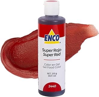 Food Coloring Gel Super Red 8.8 oz (250g) Concentrated, Vegan
